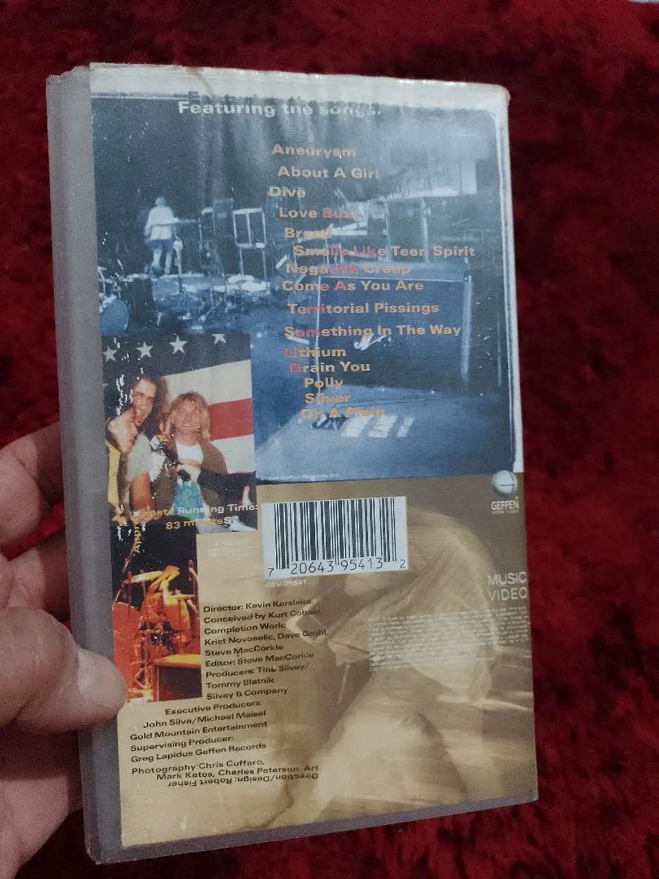 FitaVHS - Nirvana - Live Tonight! Soud Out!! - Foto 2