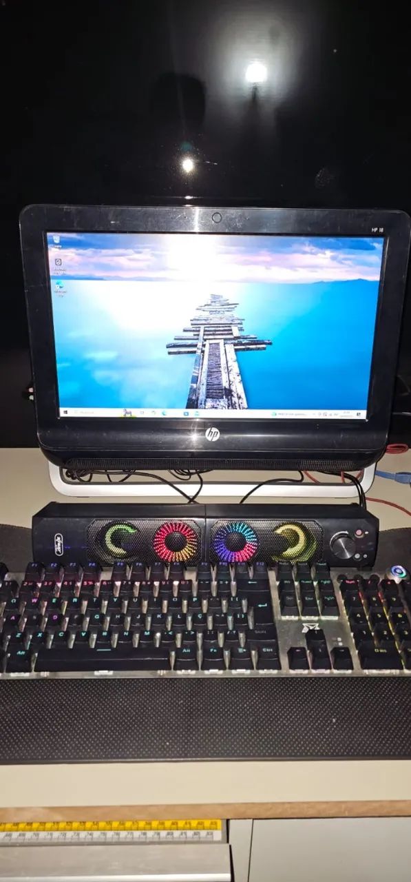 Computador All in One HP 18-1200BR - Completo - Foto 2