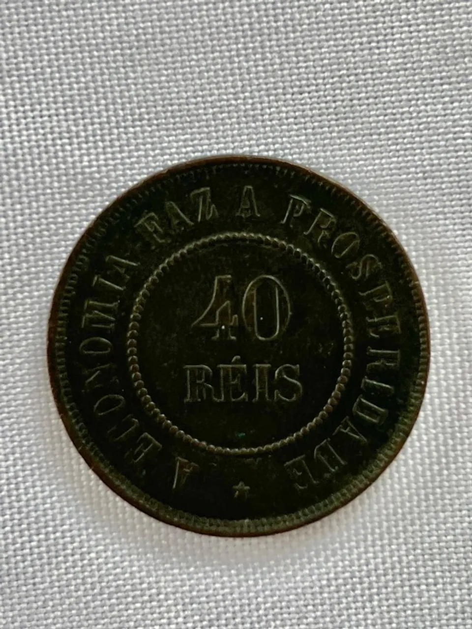 Moeda 40 Réis 1889