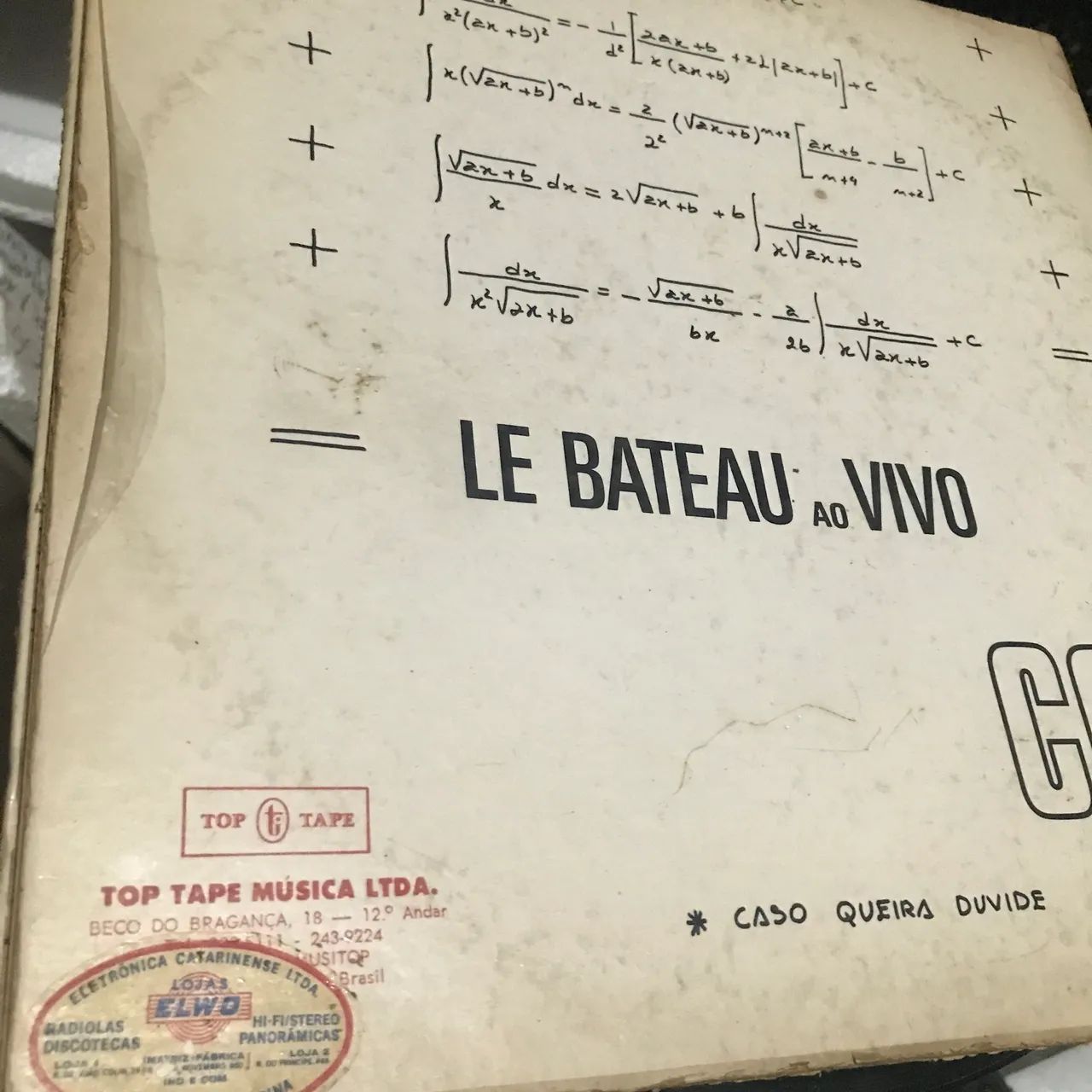 Vinyl LP Le Bateau Live Psychedelic Rock
