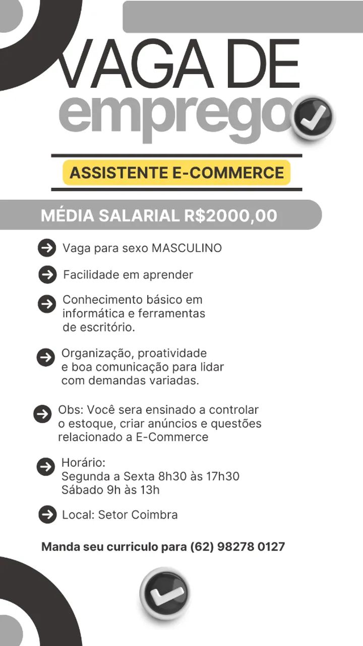 Contrato Assistente E-COMMERCE