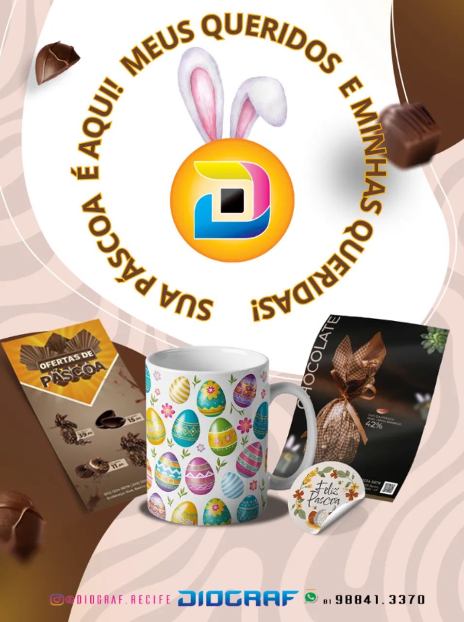 PÁSCOA gráfica Diograf em Recife - Foto 6