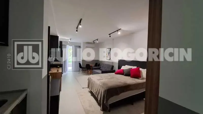 Leblon Apartamento Locação, Rua João Lira, Terceira Quadra, Sala Quarto com Varanda