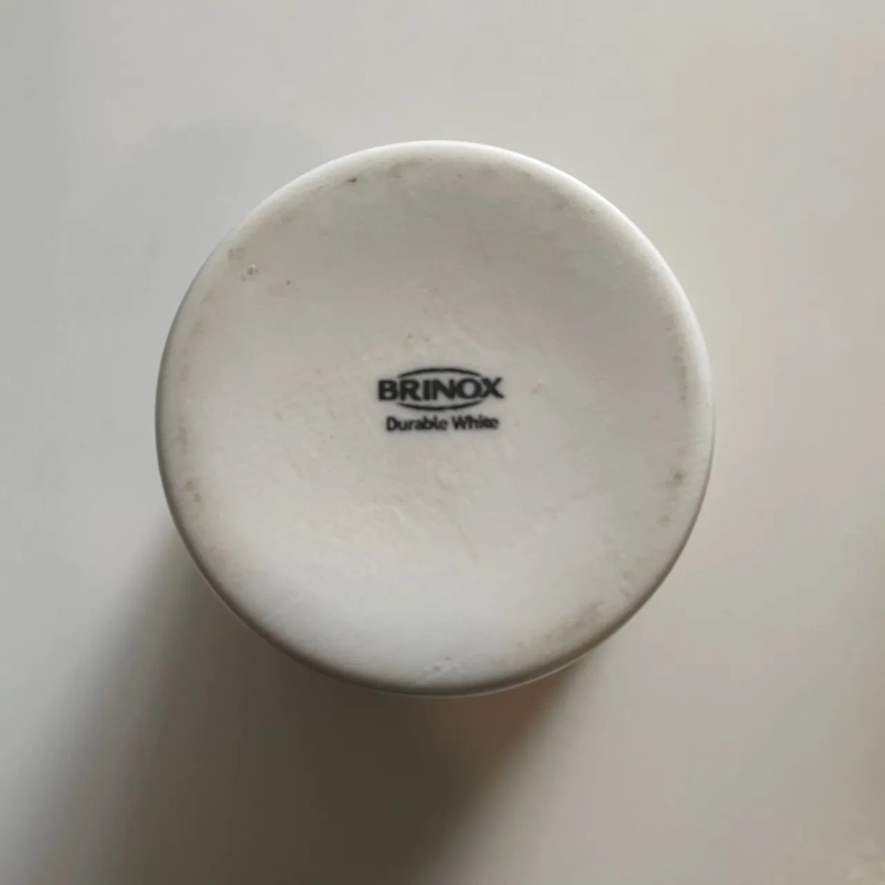 Jogo 5 copos porcelana branca Brinox Durable White 100ml - Foto 4