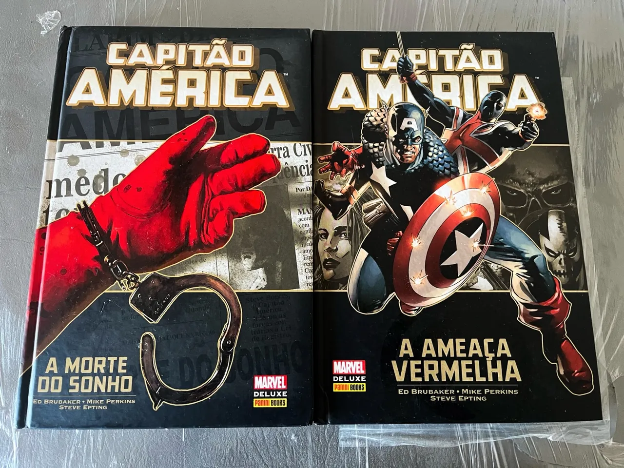 Capitão América - A Morte Do Sonho e A Ameaça Vermelha - Edições Deluxe