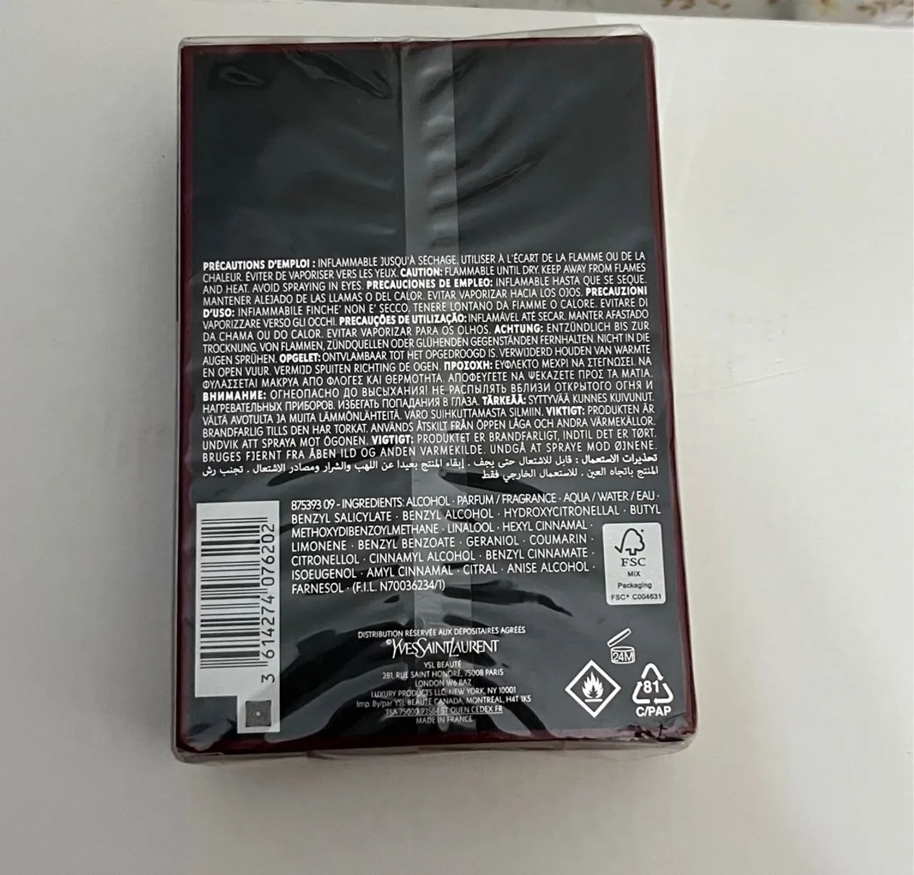 Perfume YSL Black Opium Eau de Parfum Over Red 90ml - Foto 4