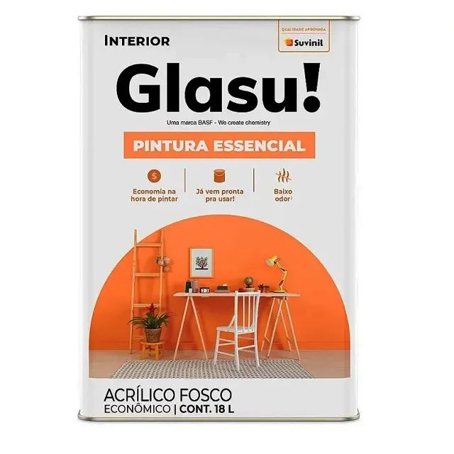 Tinta Acrílico Glasu 18 Litros Suvinil - Foto 3