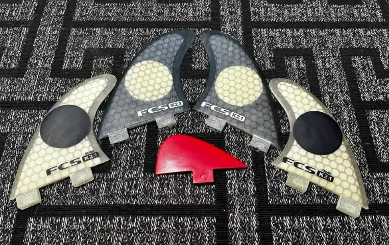 Quilhas Fcs Kelly Slater K2.1 + Central Knubster Performance Core  - Foto 6