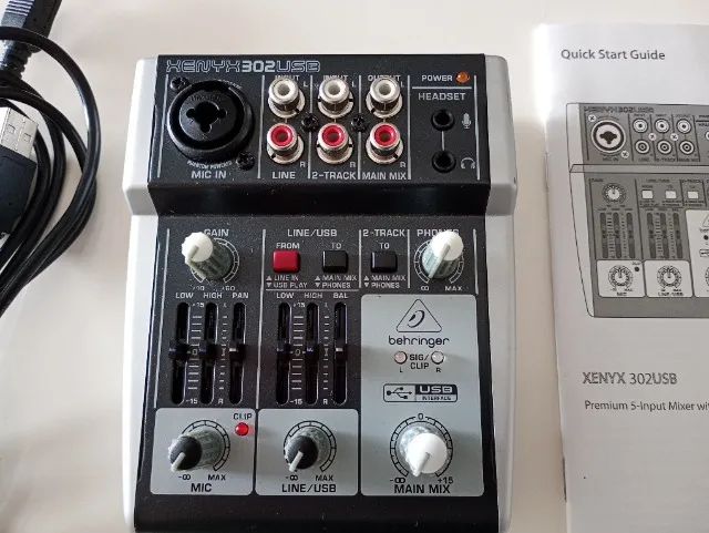 Mesa de som Behringer 302 USB Xenyx - Foto 2