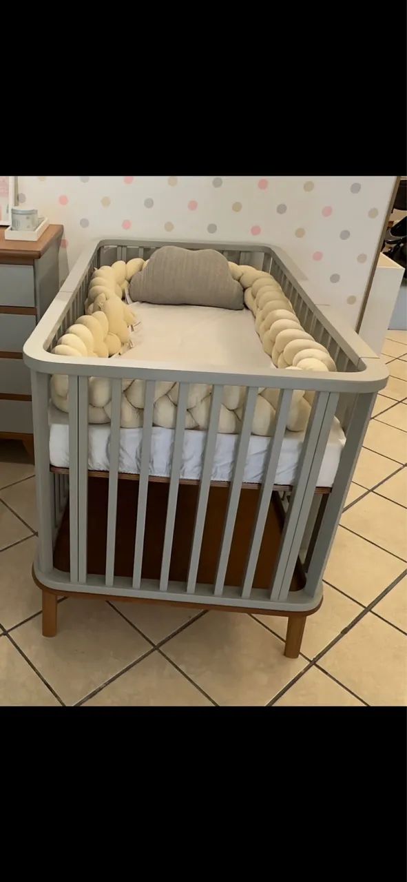 Berço madeira maciça Baby & Cia