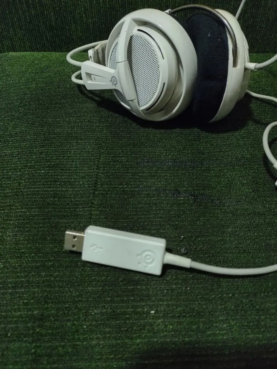 Fone Headset gamer SteelSeries Siberia v2 placa de som USB Aceito Troca   - Foto 5