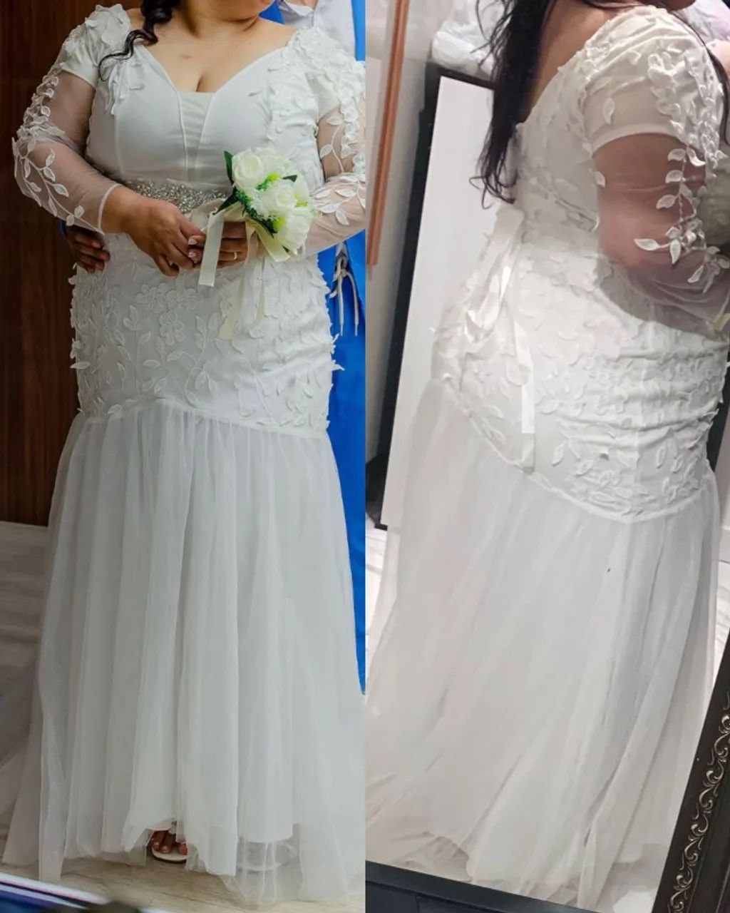 VESTIDO DE NOIVA PLUS SIZE *52 