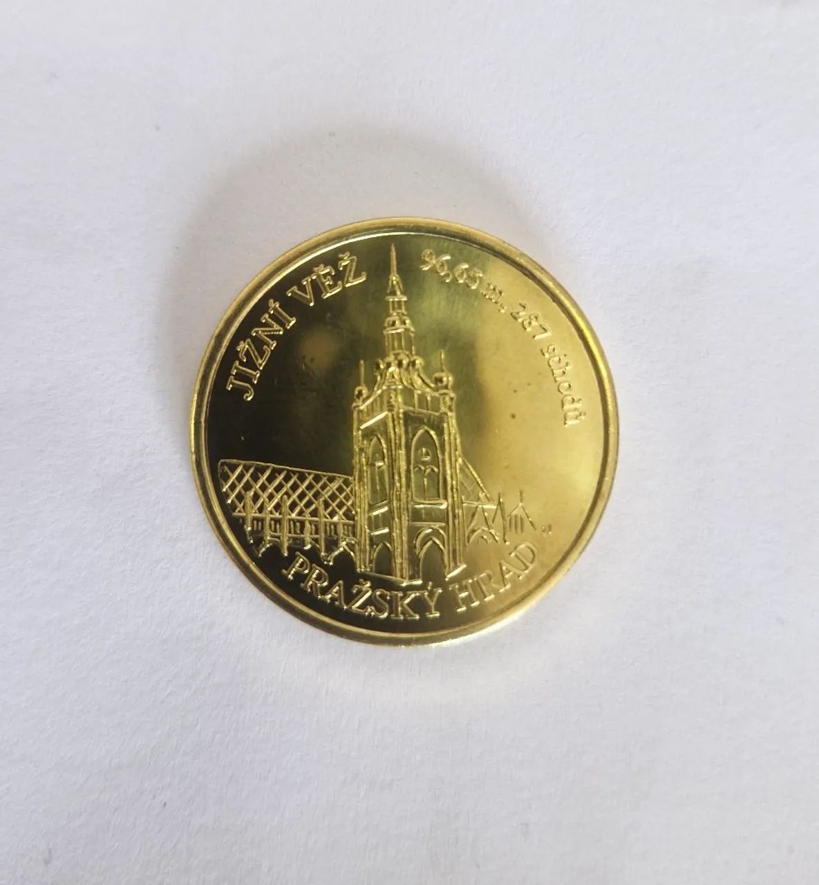 Medalha Comemorativa Castelo de Praga - Peça de Colecionador - Exonúmia