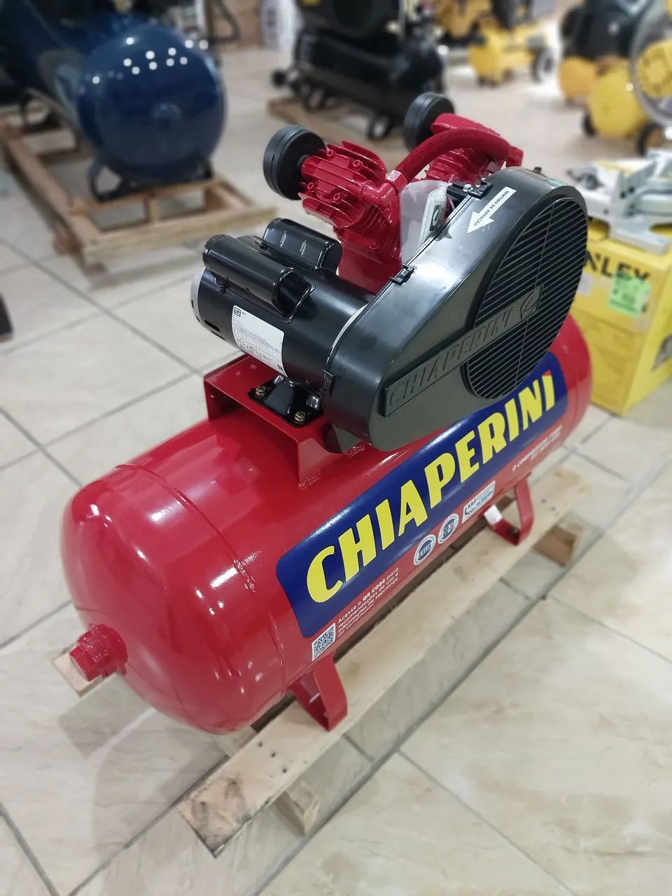 Compressor de ar 110L Chiaperini Profissional 2hp 140psi (Loja) - Foto 5