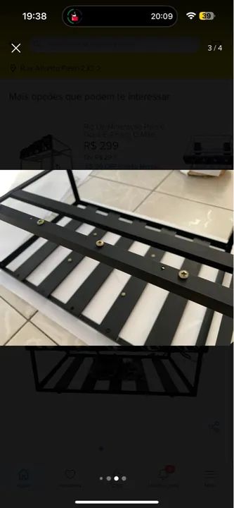 Suporte rig mineração