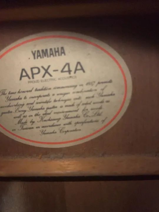 Violão yamaha apx-4a - Foto 3
