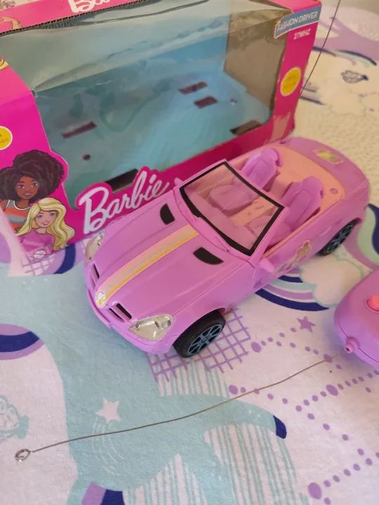 Carro de controle remoto Barbie - Foto 2