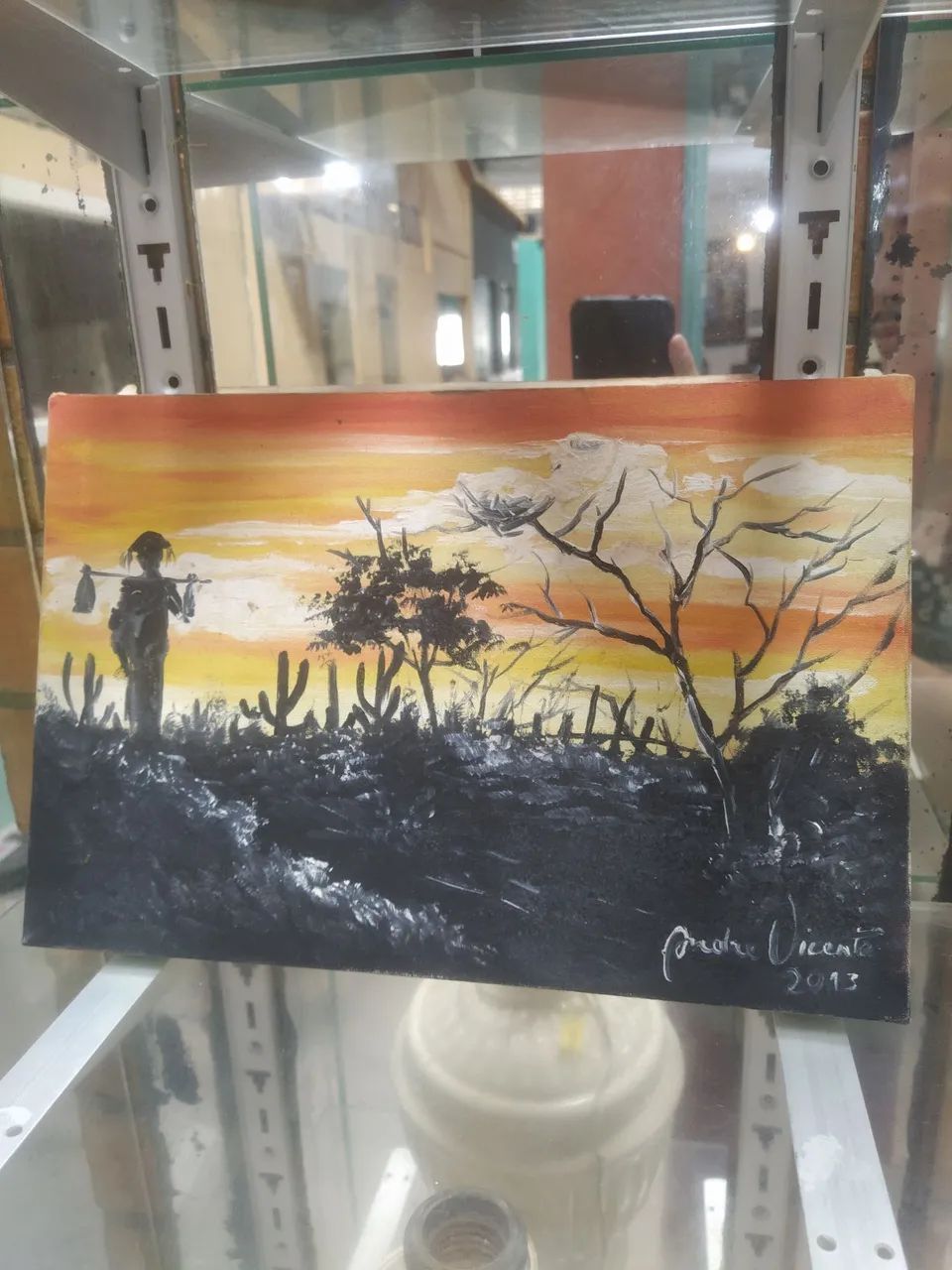 Quadro pintura a óleo - Paisagem