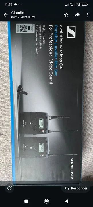 Kit de Microfone Wireless para Gravação de Áudio - Foto 4