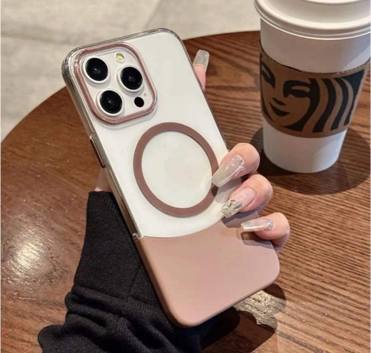 Capa slim montável  para iPhone com anel magnético MagSafe  - Foto 3