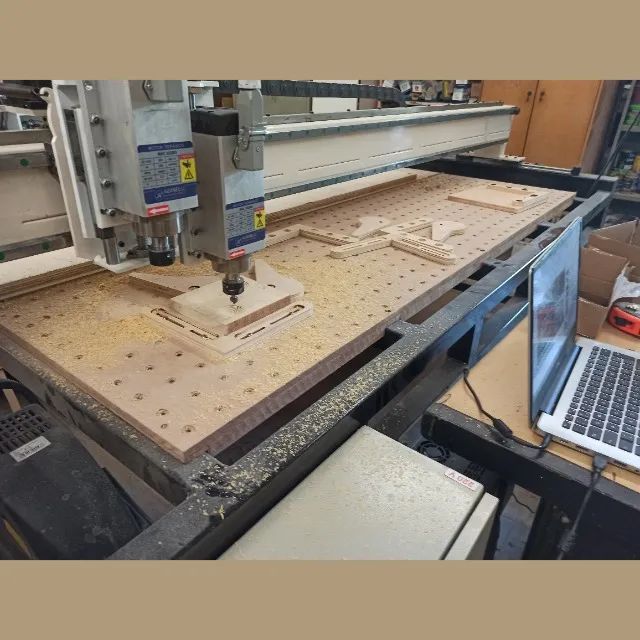 Máquina ROUTER CNC - Área de corte 280 cm x 190 cm  (maior do que chapa MDF) - 2 Spindles - Foto 3