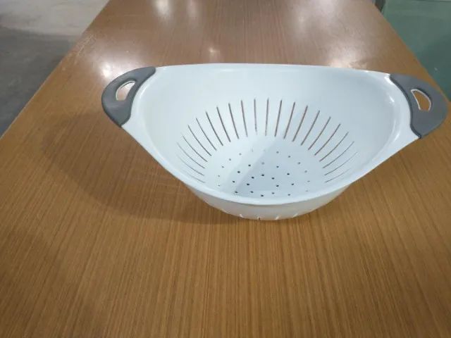 Escorredor Multiuso em Plástico Branco 13 cm x 33 cm x 24 cm