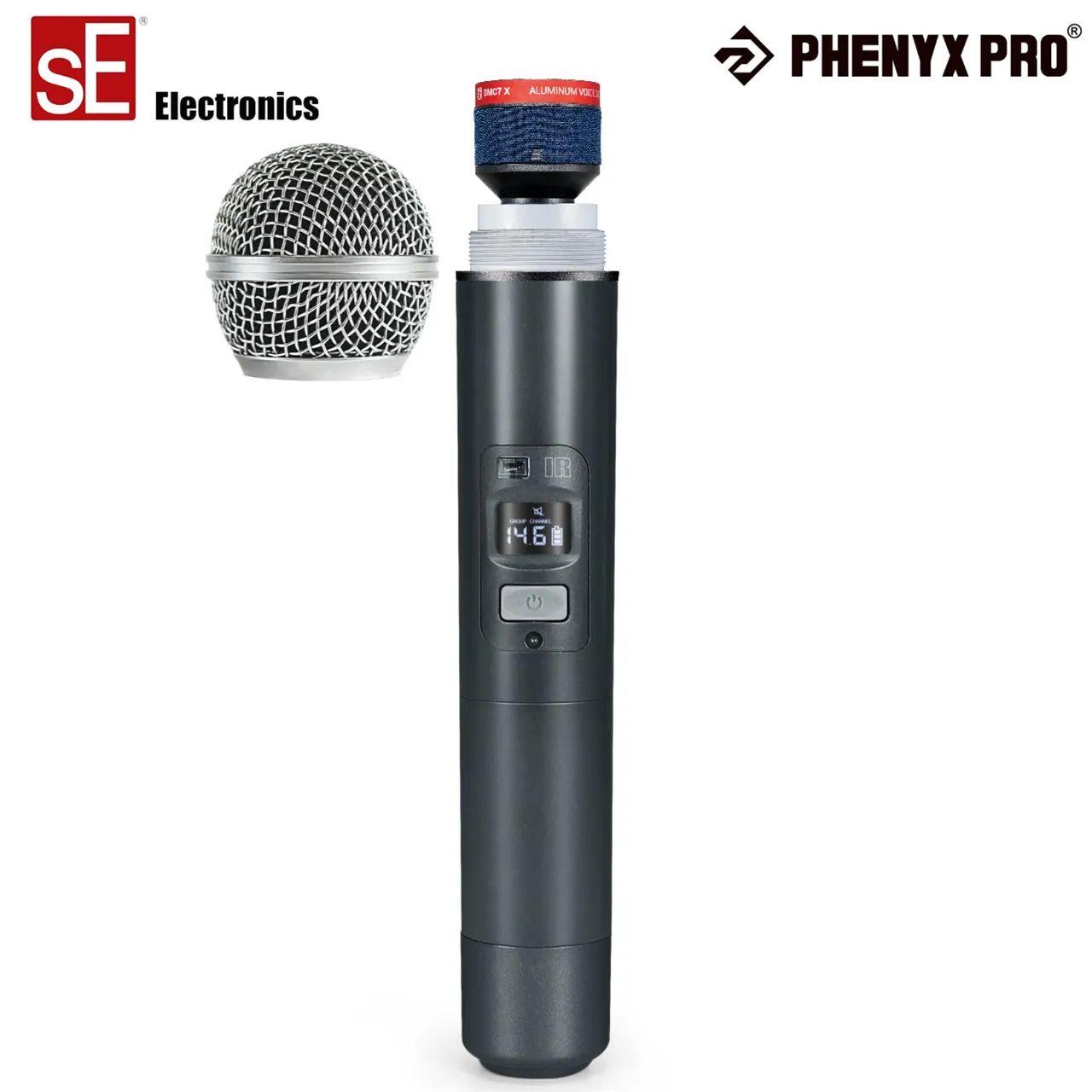 Transmissor Bastão de Mão Phenyx Pro PWH-7 + Cápsula SE V7X - Foto 6