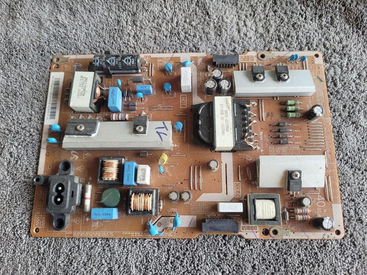 Placa fonte tv samsung un40ku600g bn94-10711a - Foto 3