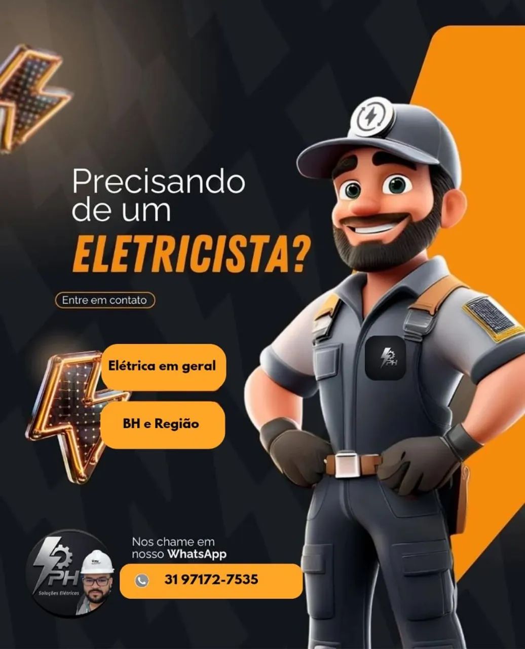 Eletricista experiente 