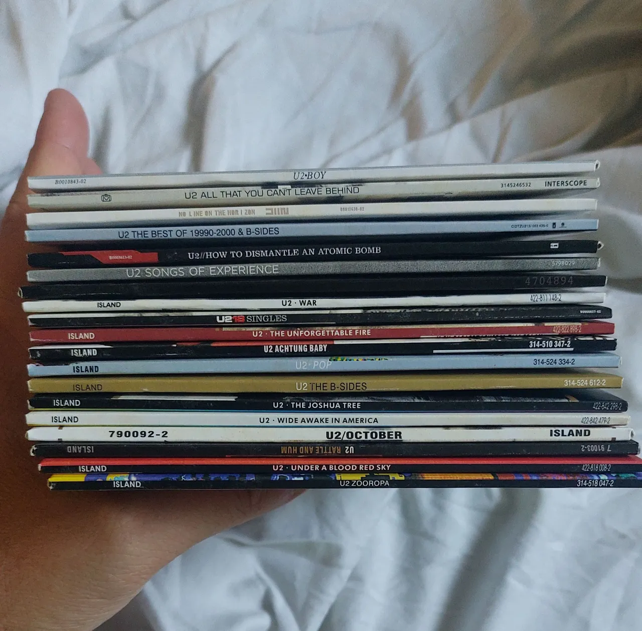 Coleção Completa de CDs do U2