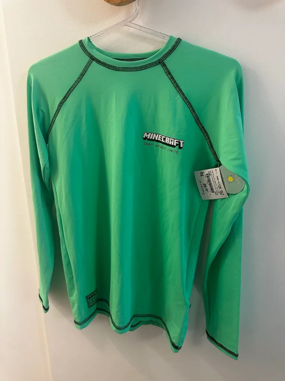 Blusa infantil NOVA Minecraft  - Foto 4