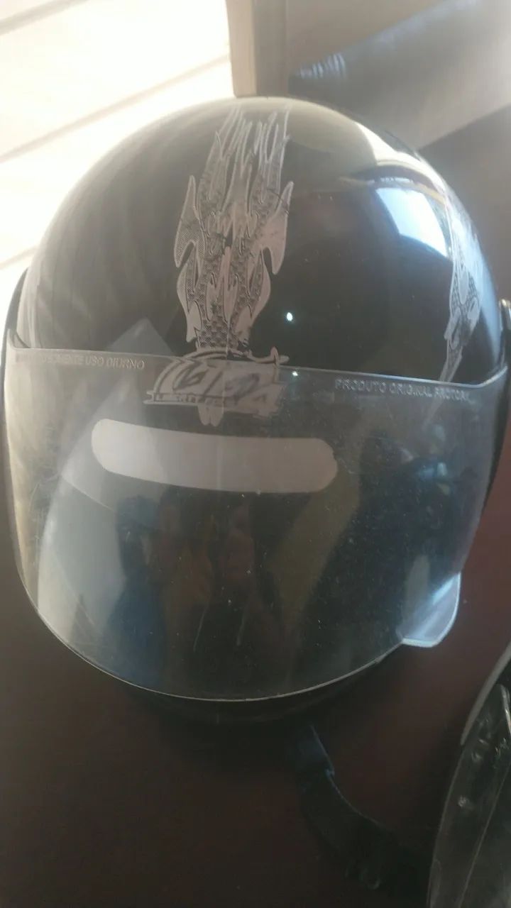 Capacete Moto Preto
