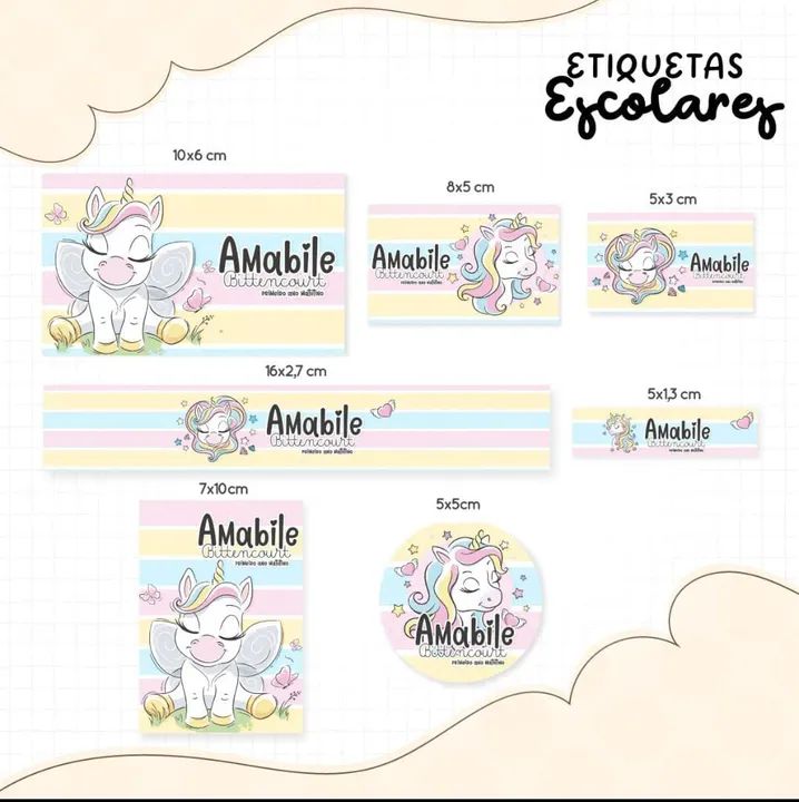 Fazemos Etiquetas Escolares 