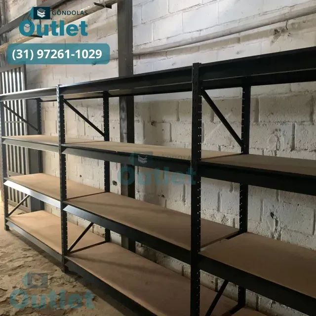 Prateleira para distribuidora de bebidas mini porta pallet