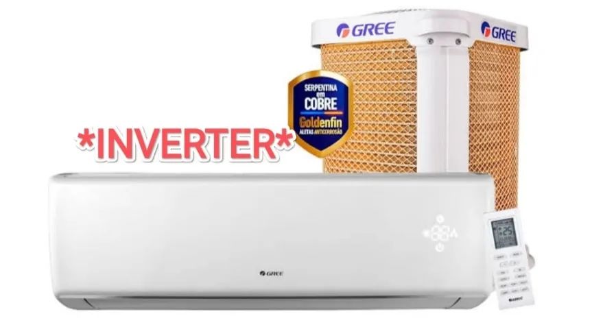 Ar Split Gree Inverter 12.000 BTUs + Nota + Garantia + Cartão 12x*!!!  