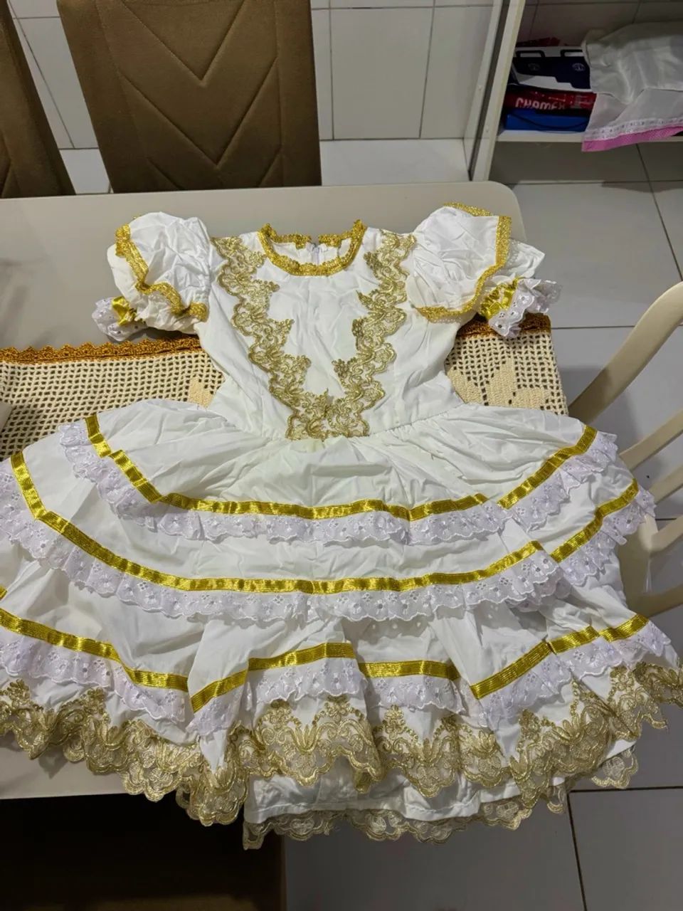 VENDO VESTIDO JUNINO NOIVA  - Foto 4
