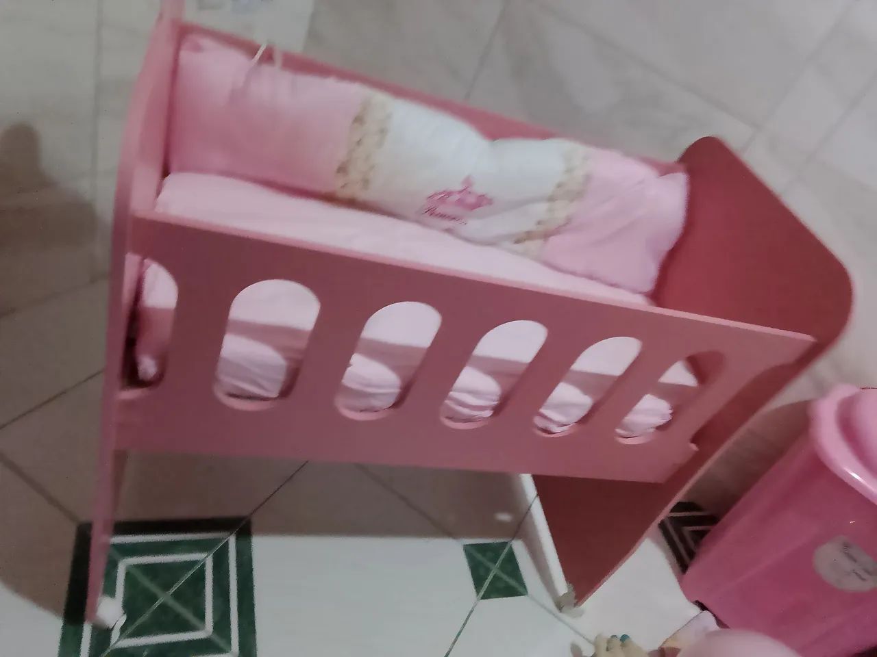 VENDO MINI CAMA, ROSA!! - Foto 3