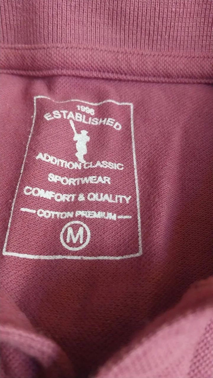 Camisa Polo tamanho M