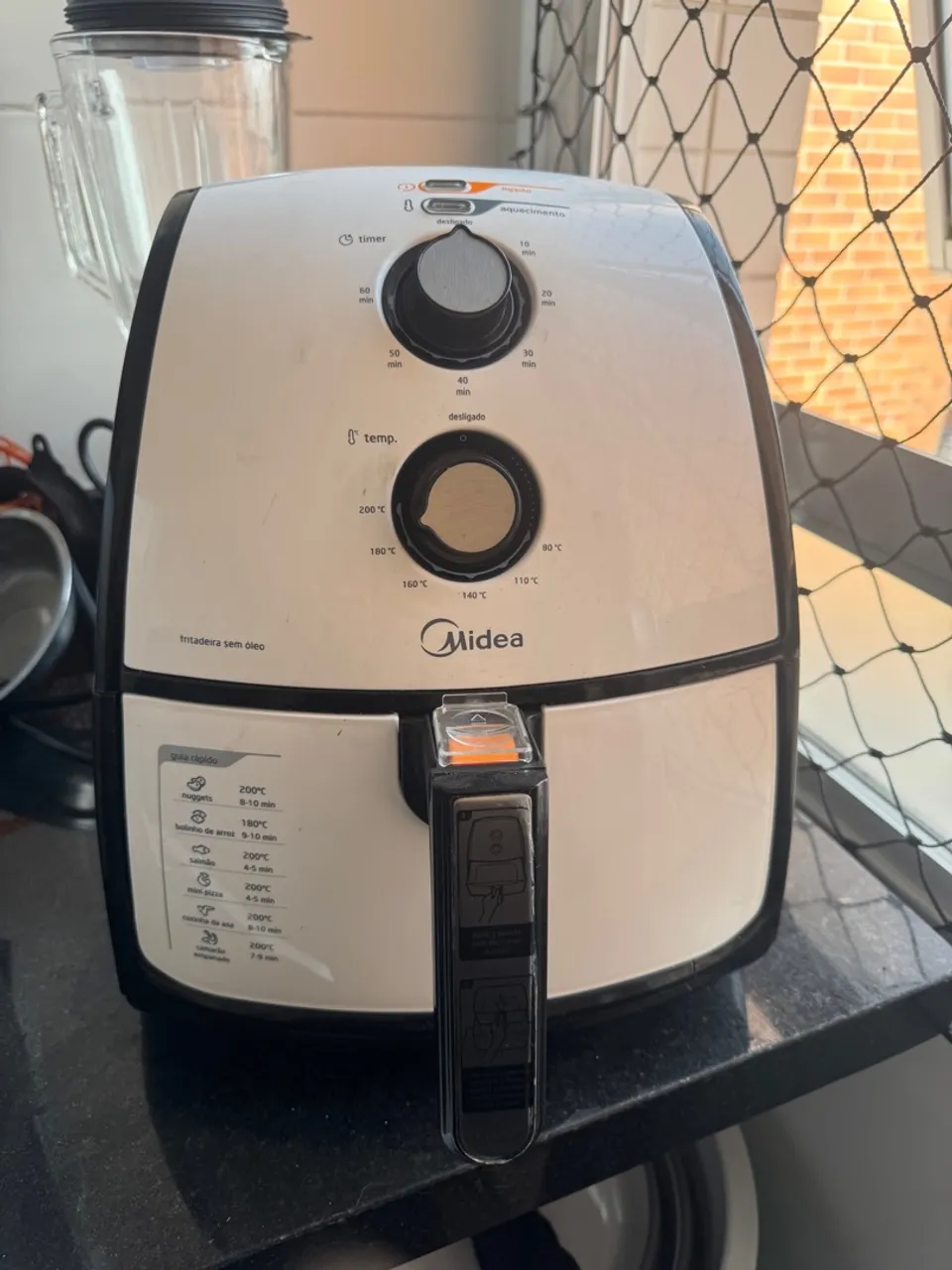 Midea - Fritadeira, Airfryer Sem Óleo, 220V, 4L