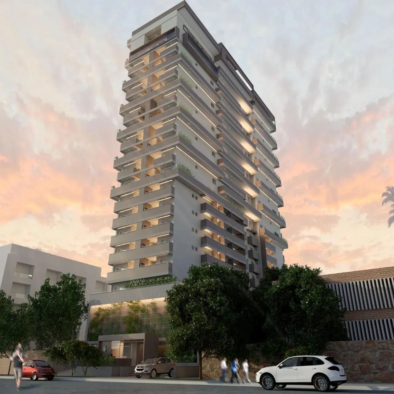 Apartamento para Venda em Praia Grande, Canto do Forte, 2 dormitórios, 1 suíte, 1 banheiro