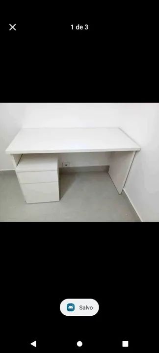 MESA RETA BRANCA* MARCENARIA PRÓPRIA *LEIA O ANÚNCIO - Foto 2