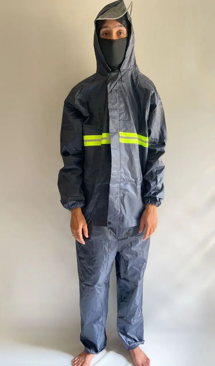 Capa de chuva para motoboy motoqueiro - Foto 2