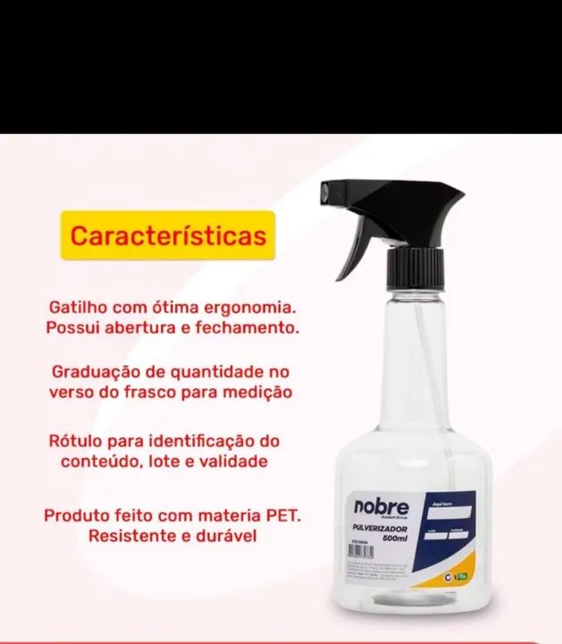 Pulverizador spray pet transparente  - Foto 3