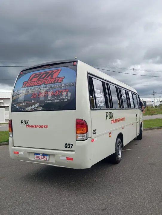 Microônibus motor MWM turbinado bomba injetora documentado escolar 32 lugares 2005 - Foto 2