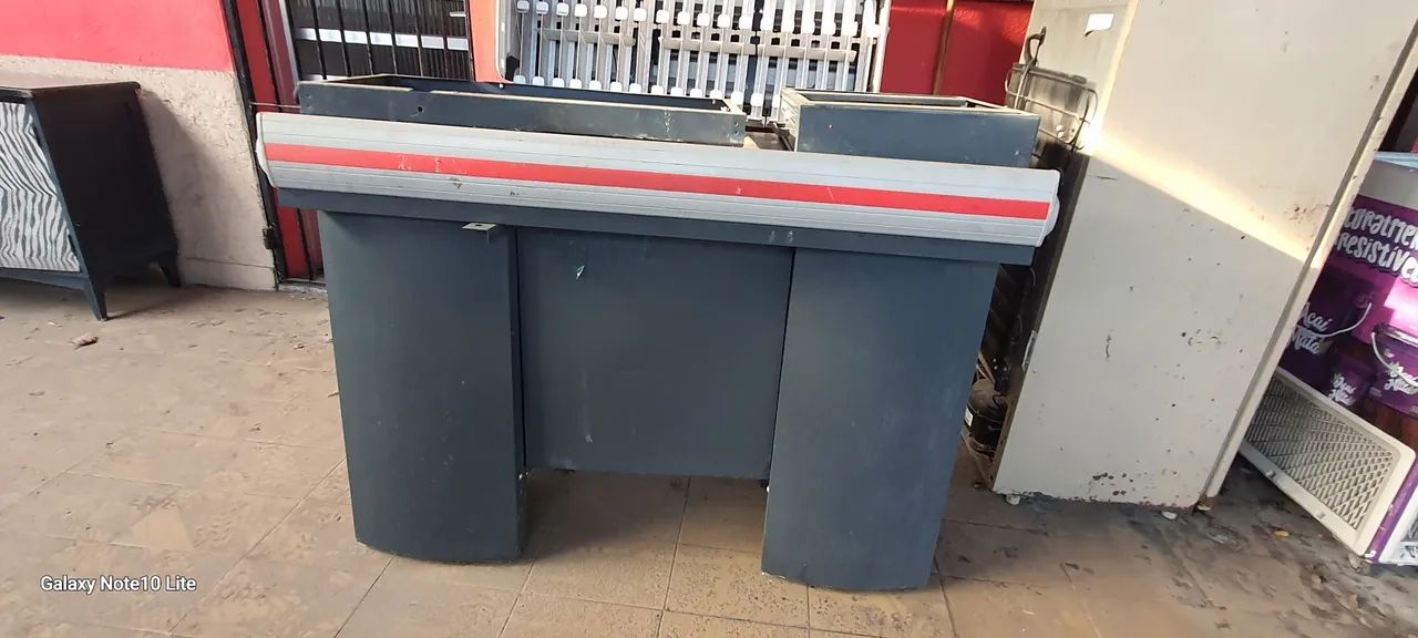 Balcao caixa mercado