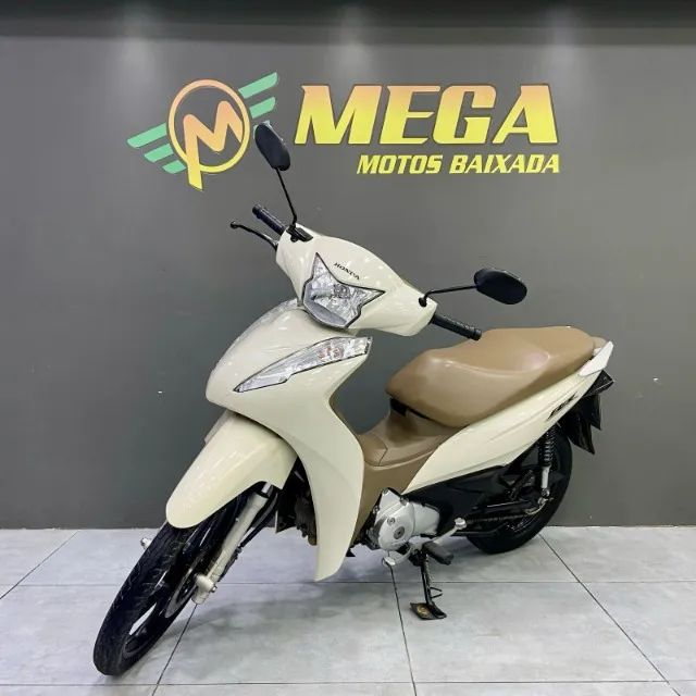 Honda Biz 125 2022 Branca com Bege - Foto 2