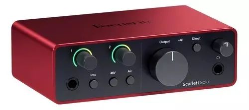 Focusrite Scarlett Solo Studio 4ª geração - Kit Home Studio - Foto 2