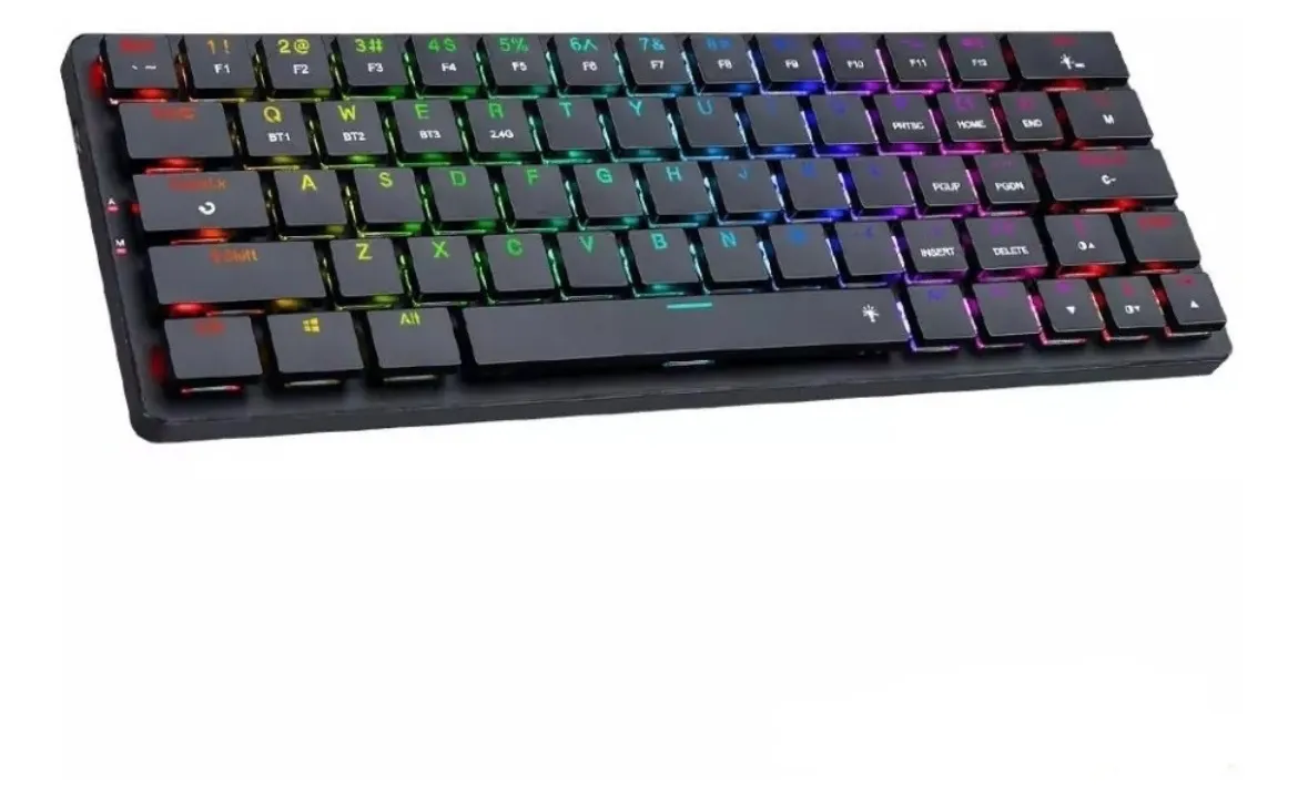 Teclado Mecânico Redragon Elise Pro K624 Sem Fio Bluetooth