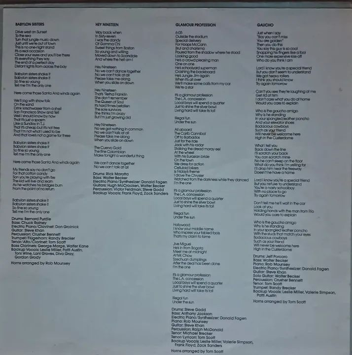 Disco de vinil  Steely Dan - Gaucho - Vinil - Foto 3