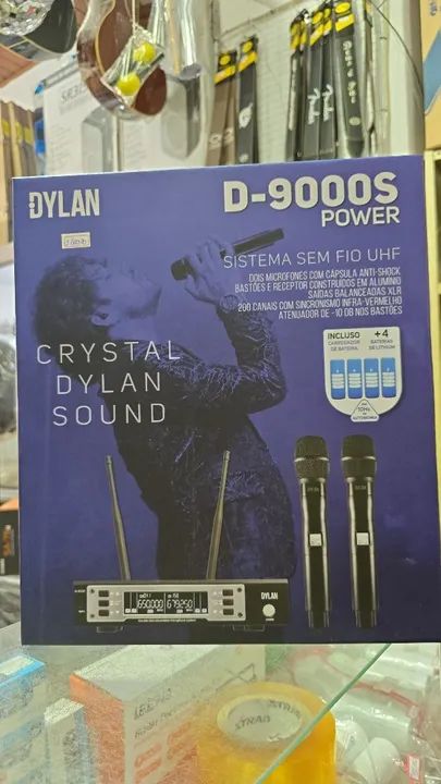 Microfone Sem Fio digital  Kadosh K502M  ou Dylan d9000UHF  - Foto 2